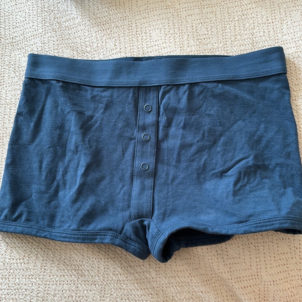 Blue Boyshorts Brief